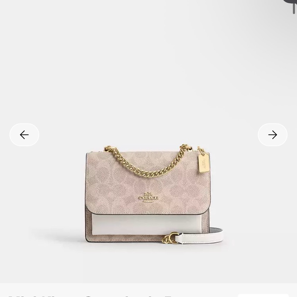 Coach Beige and Cream Women's Bag